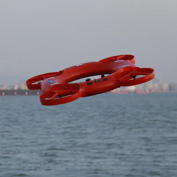 A lifebuoy that can fly on the water