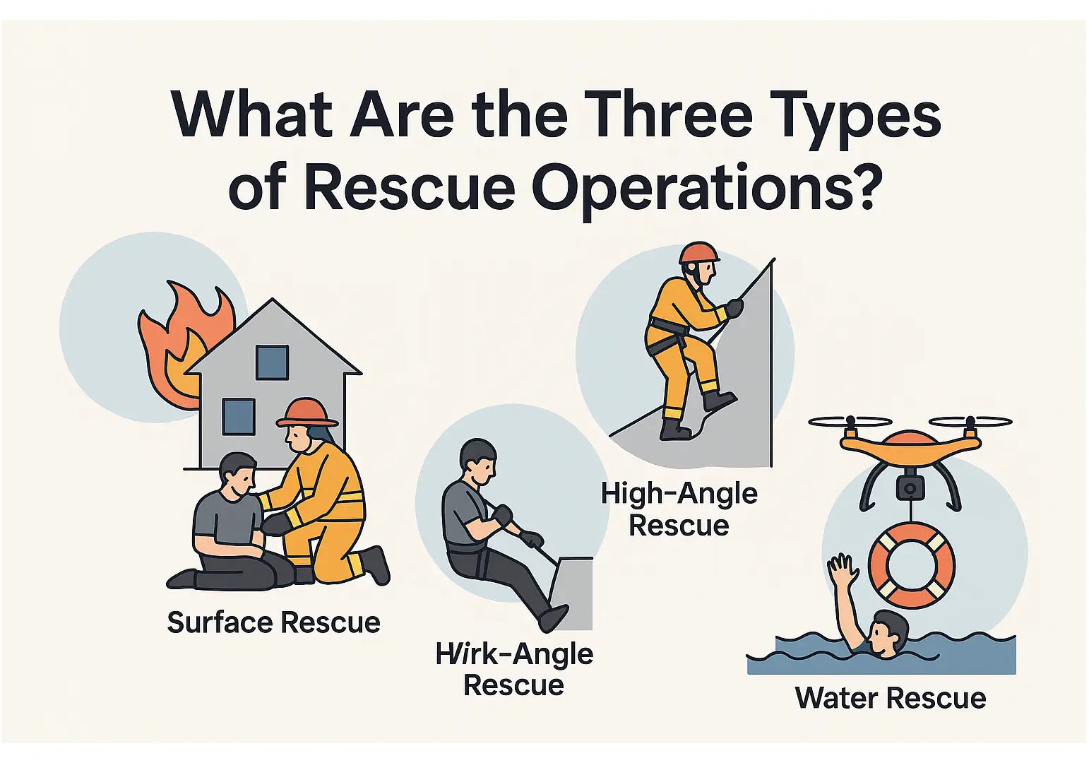 Four Types Of Search And Rescue Teams