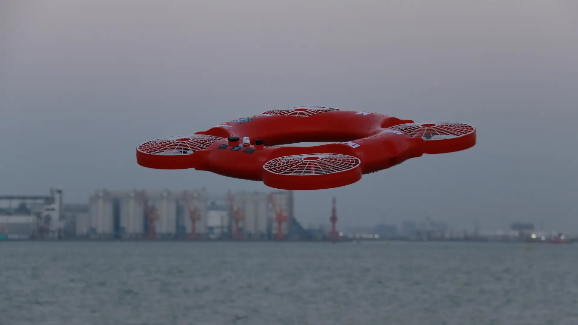 jx-6a flying lifebuoy drone